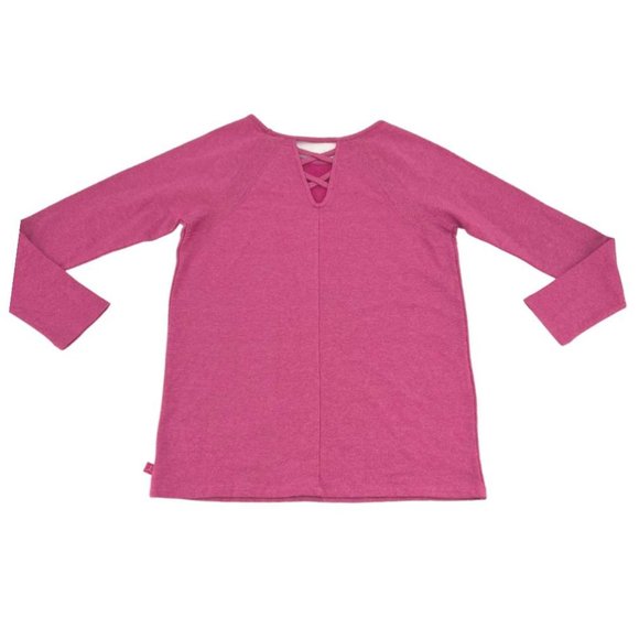 Danskin | Women's French Terry Top | Pink | Size M - Picture 2 of 2